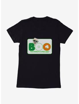 Boo The World's Cutest Dog St. Patrick's Name Logo Womens T-Shirt, , hi-res