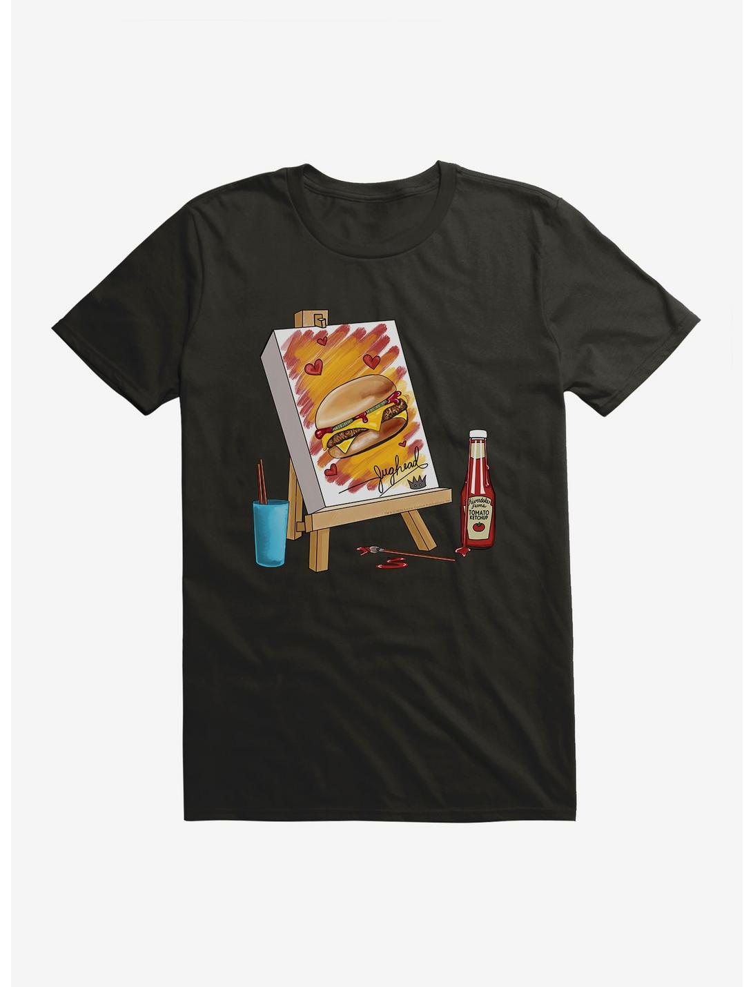 Archie Comics Burger Painting T-Shirt, BLACK, hi-res