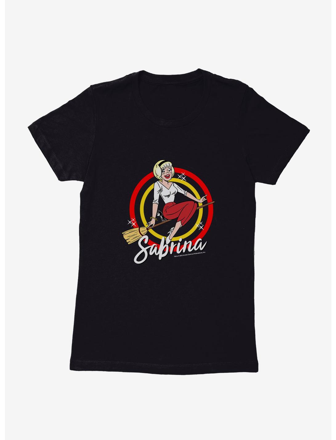 Archie Comics Sabrina The Teenage Witch Broom Womens T-Shirt, , hi-res