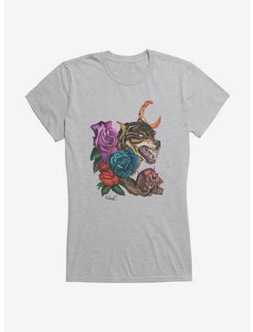 HT Creators: Christina Jorgenson Werewolf Roses Girls T-Shirt, , hi-res