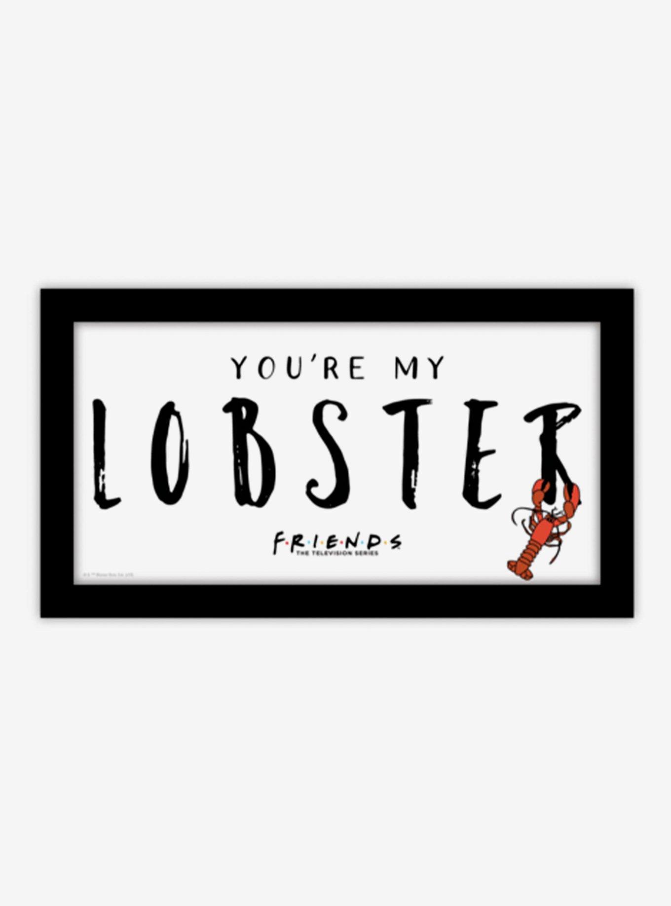 Friends You're My Lobster Wood Wall Art, , hi-res