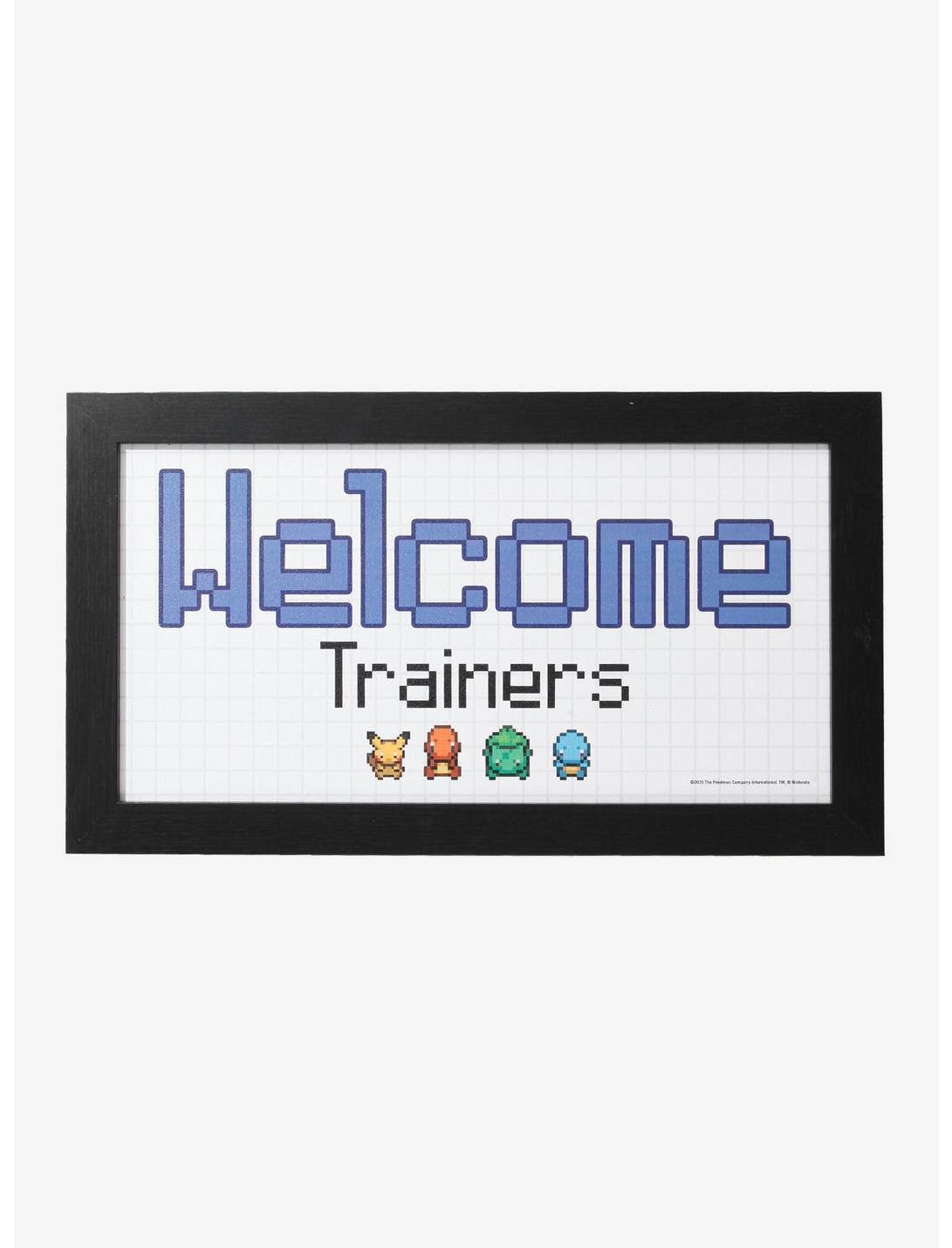 Pokemon Welcome Trainers Wood Wall Art, , hi-res