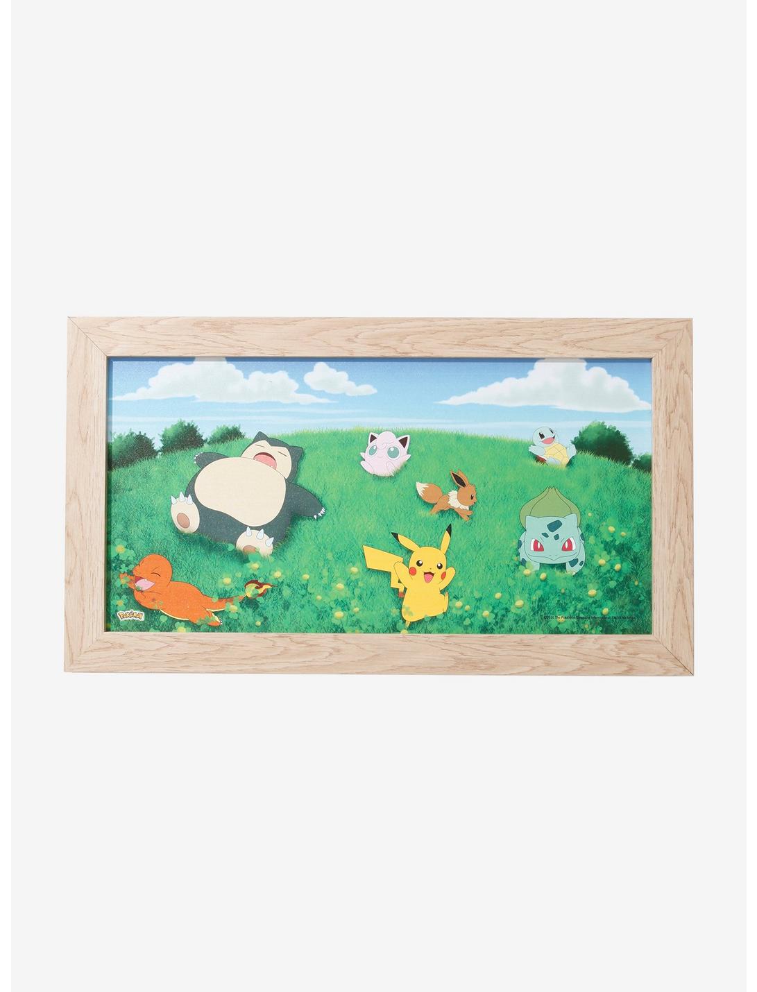 Pokemon Meadow Wood Wall Art, , hi-res