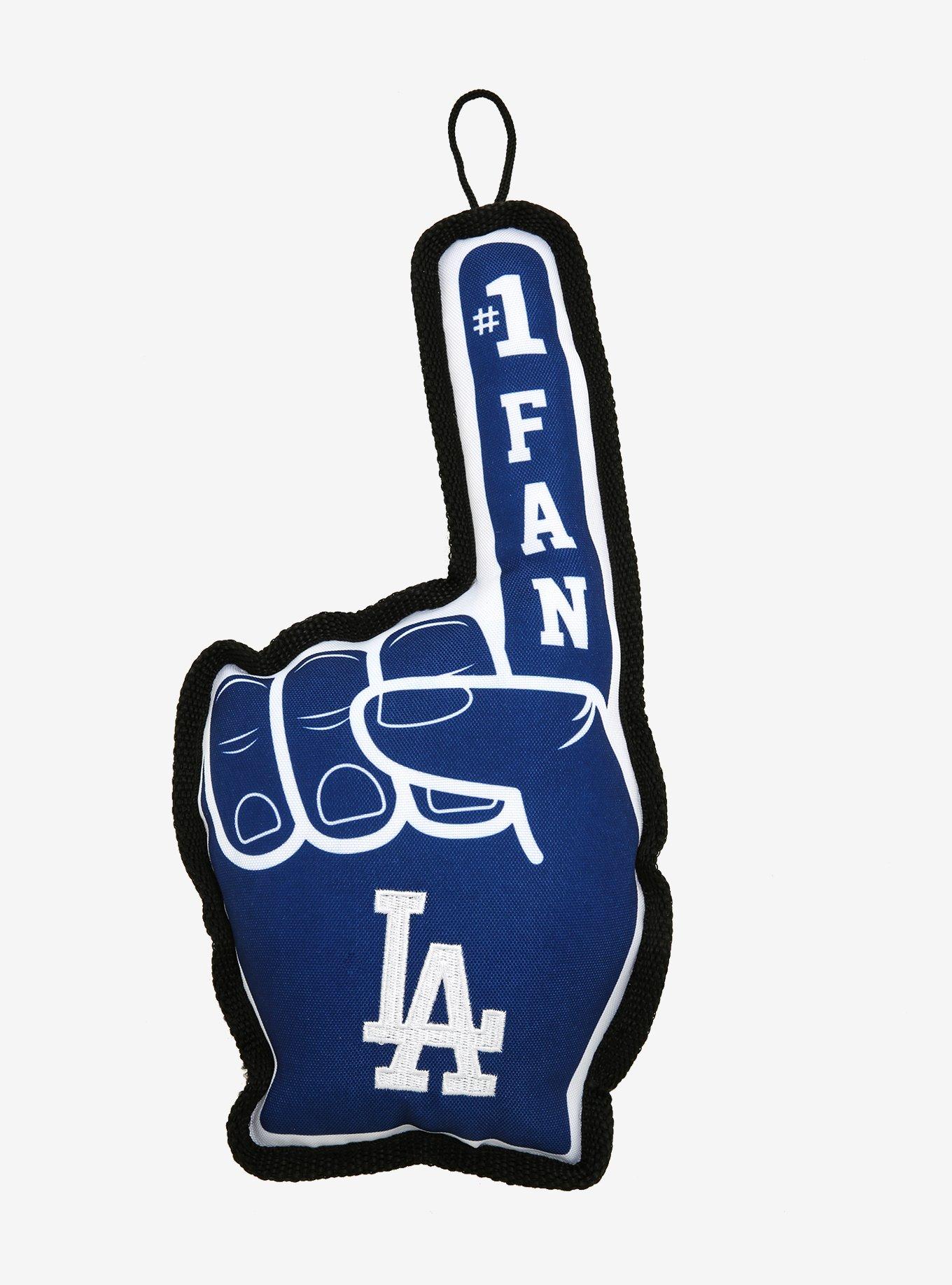 MLB LA Dodgers Foam Finger Pet Toy BoxLunch