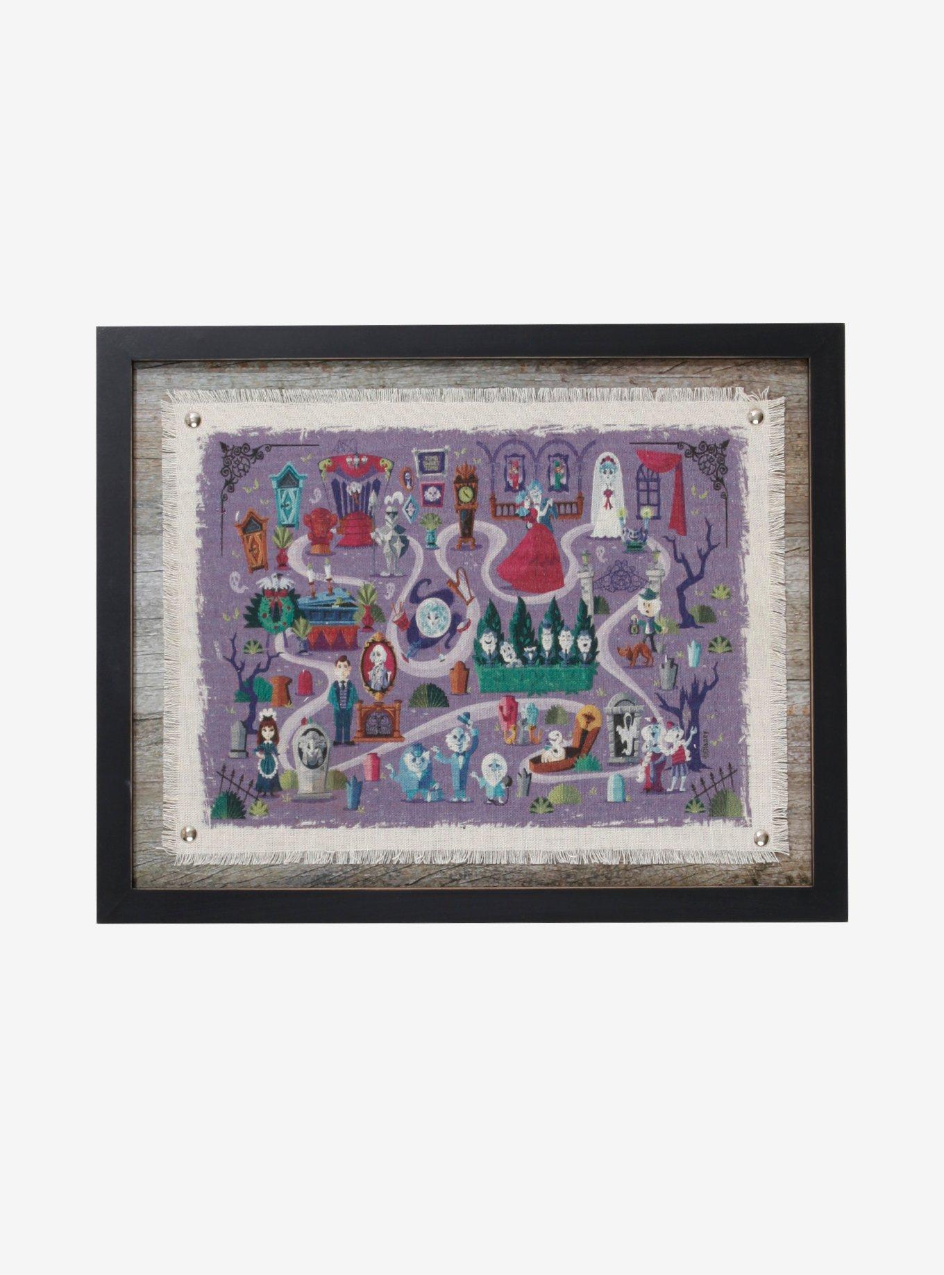 Disney The Haunted Mansion Framed Map, , hi-res