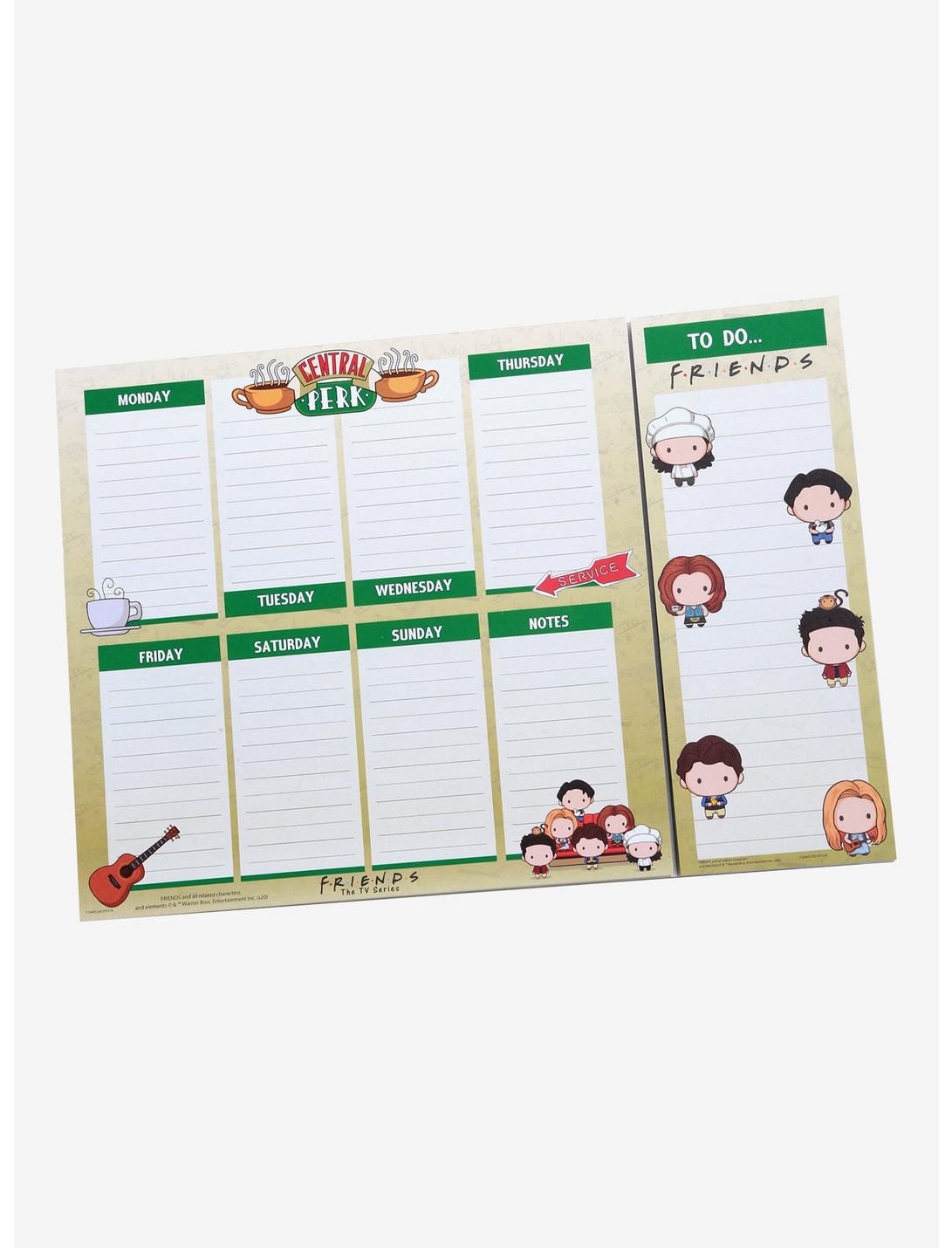 Friends Chibi Weekly Desk Planner - BoxLunch Exclusive, , hi-res