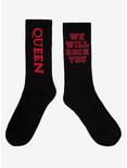 Queen We Will Rock You Crew Socks, , hi-res