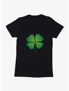 Emoji St. Patrick's Day Icons Emoji Four Leaf Clover Womens T-Shirt, , hi-res
