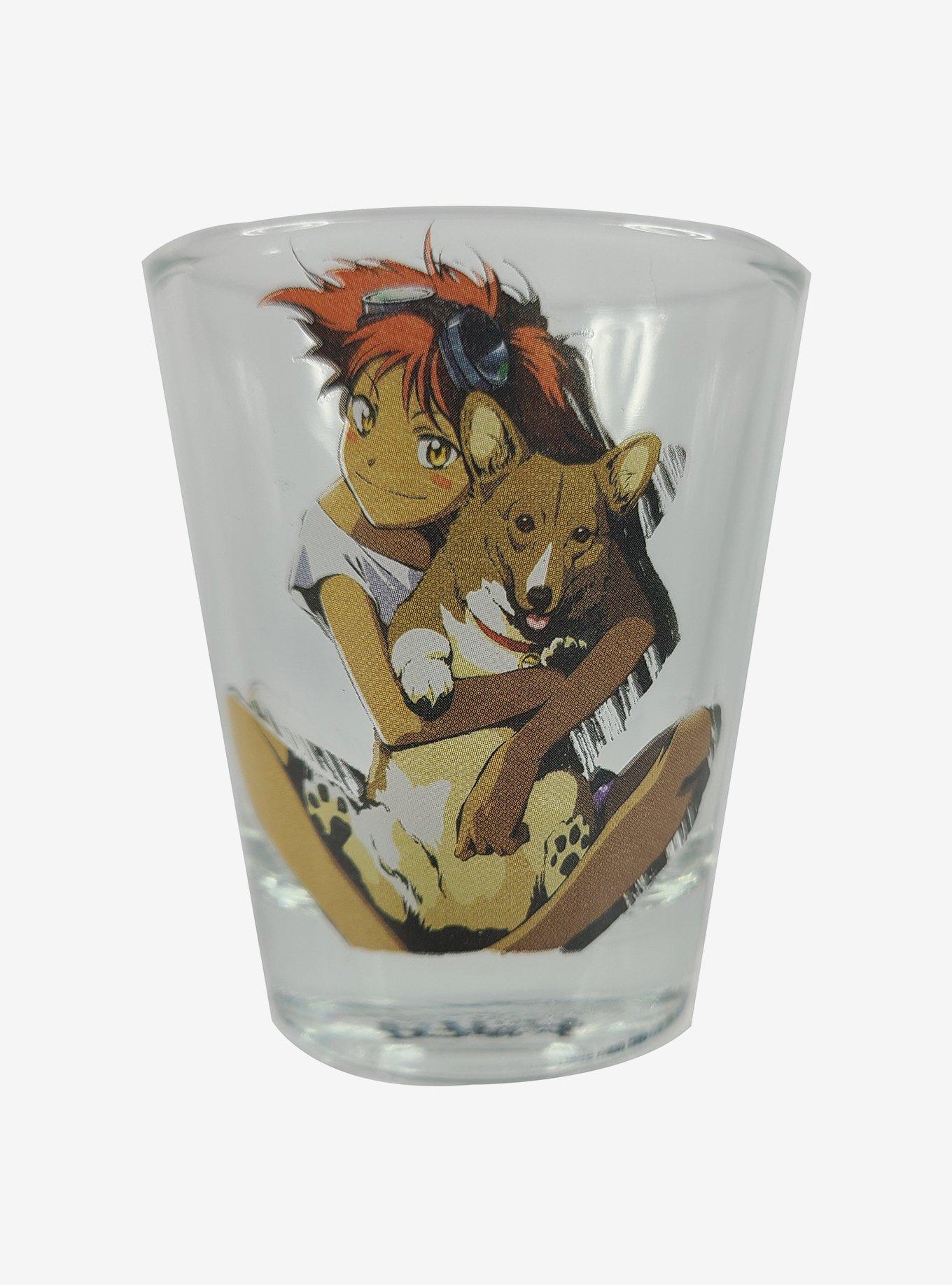 Cowboy Bebop Ed & Ein Mini Glass - BoxLunch Exclusive, , hi-res
