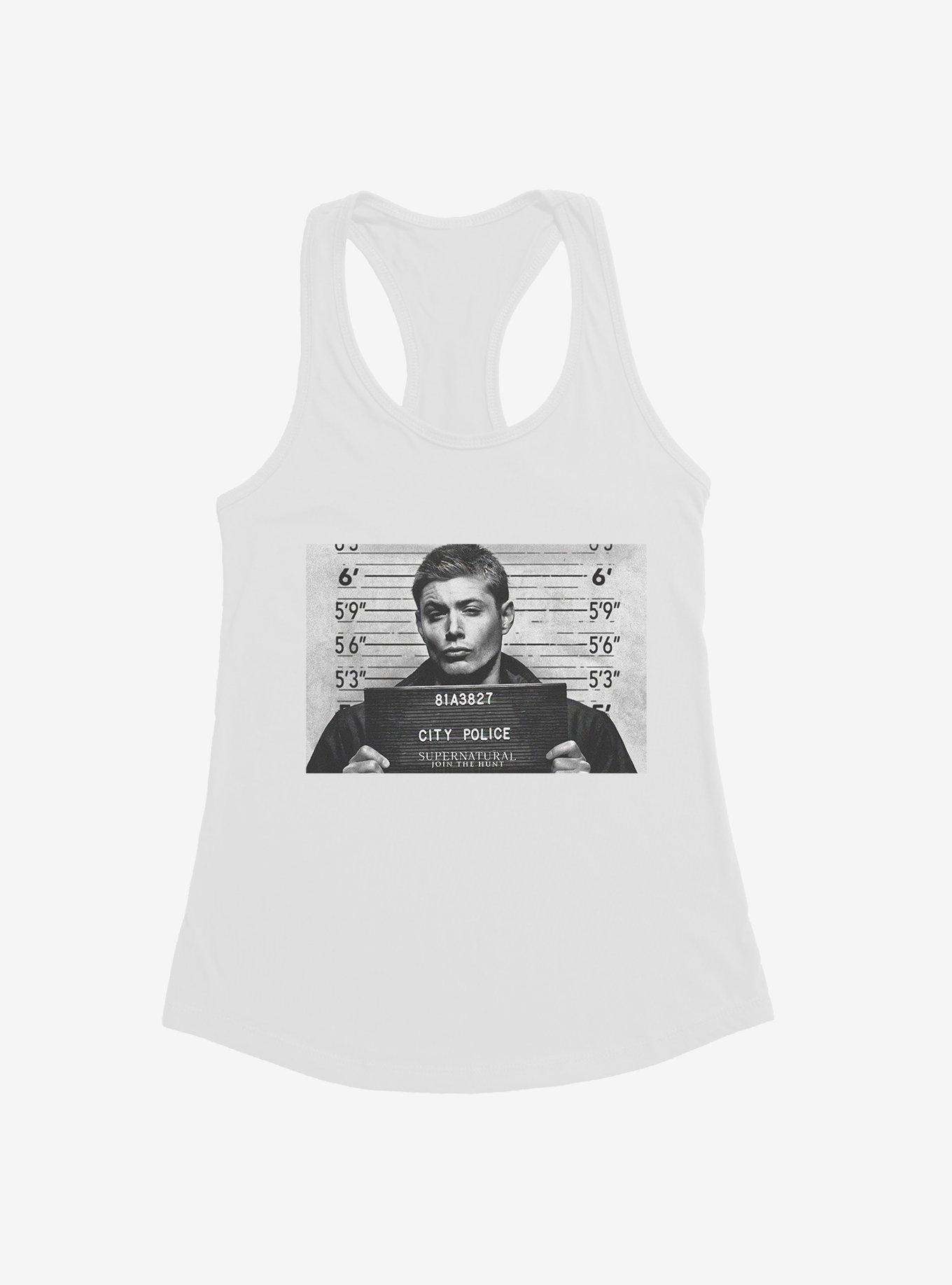 Supernatural Dean Winchester Mug Shot Girls Tank, , hi-res