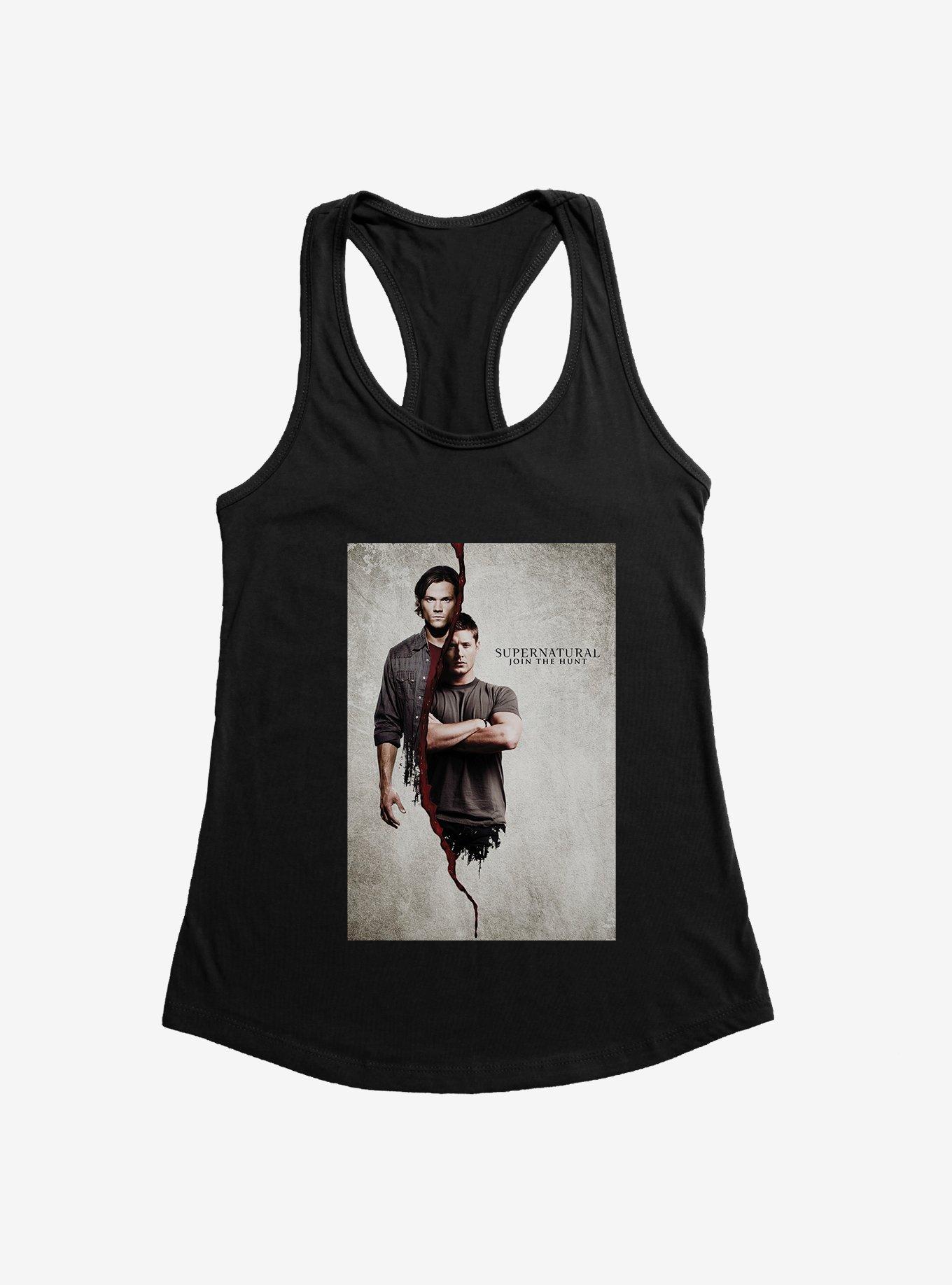 Supernatural Join The Winchester Brothers Girls Tank, BLACK, hi-res