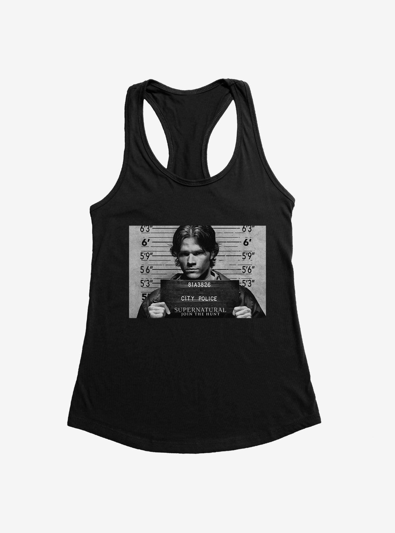 Supernatural Sam Winchester Mug Shot Girls Tank, , hi-res