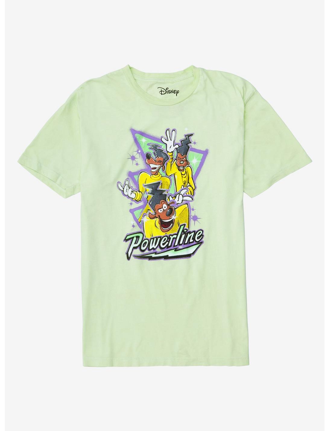 Disney A Goofy Movie Powerline Retro Women's T-Shirt - BoxLunch Exclusive, GREEN, hi-res