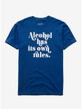 Grace and Frankie Alcohol Has Its Own Rules Women's T-Shirt - BoxLunch Exclusive, WHITE, hi-res