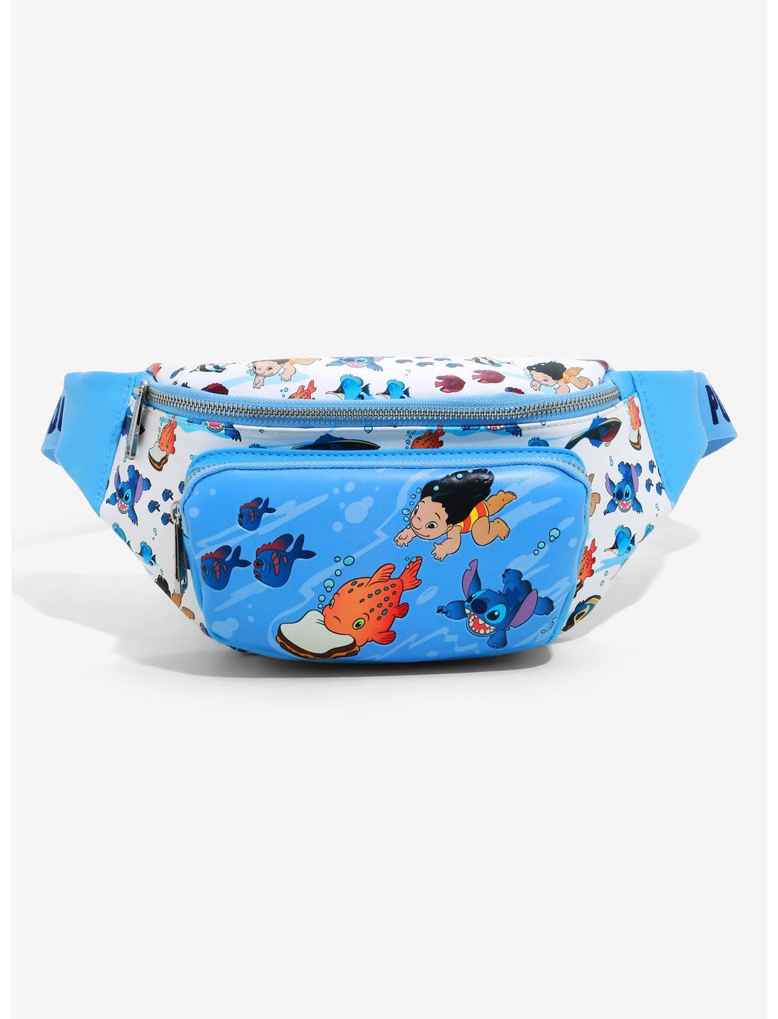 Loungefly Disney Lilo & Stitch Pudge Controls the Weather Fanny Pack - BoxLunch Exclusive, , hi-res