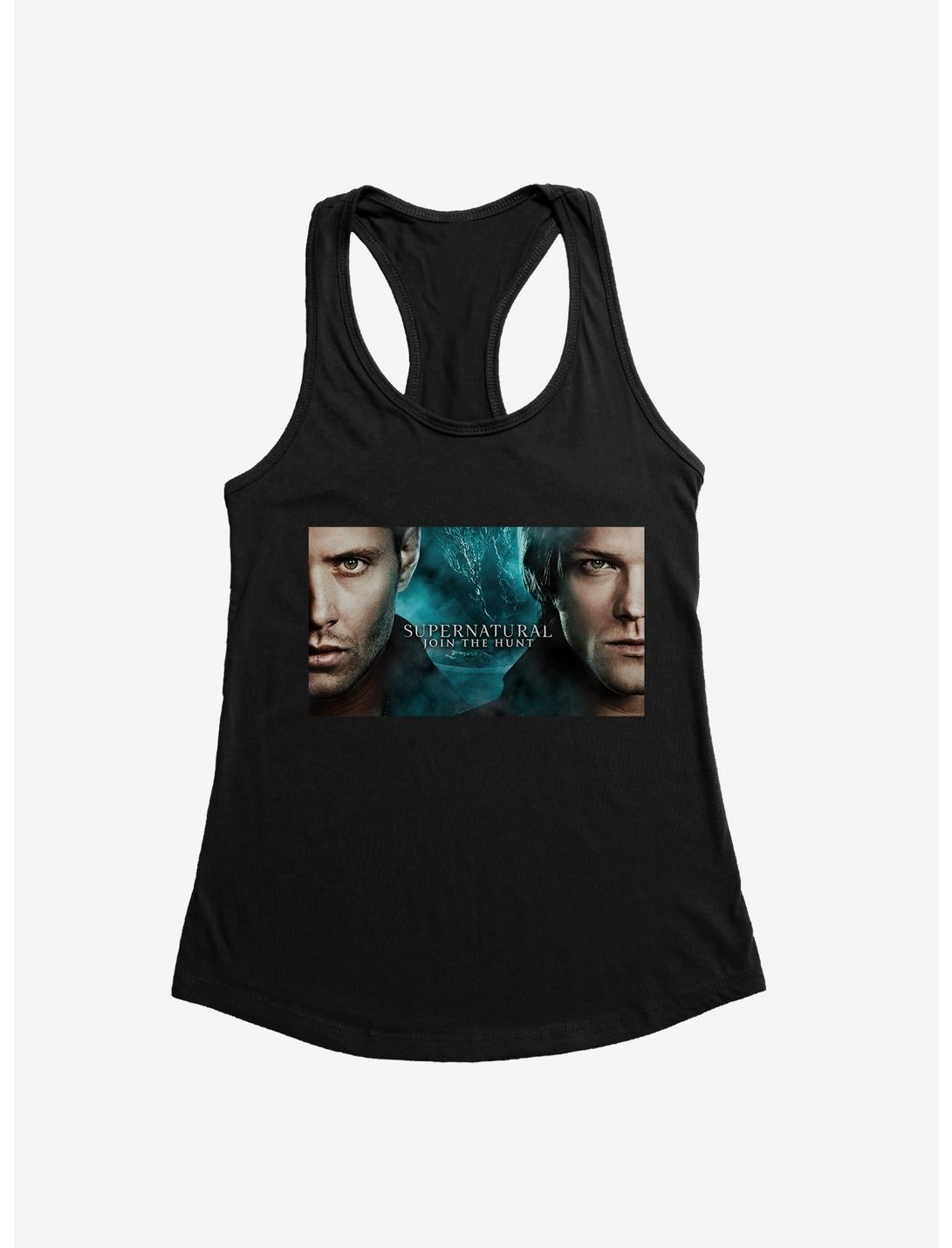 Supernatural Winchester Brothers Join The Hunt Womens Tank, BLACK, hi-res