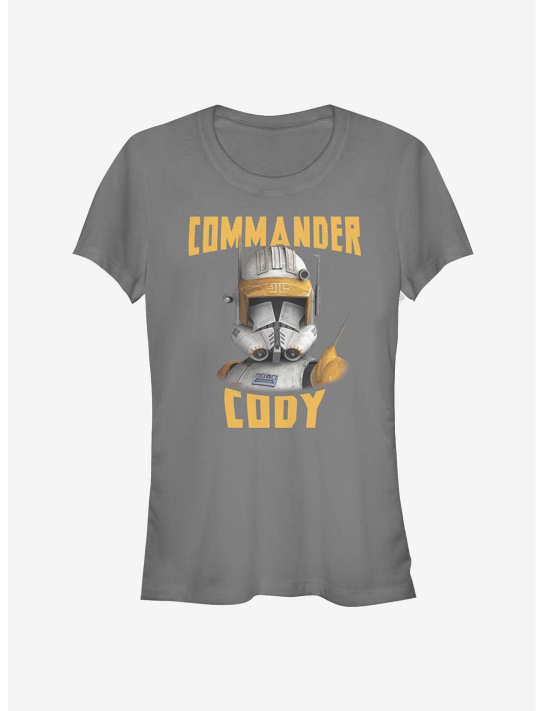 Star Wars The Clone Wars Commander Cody Girls T-Shirt, CHARCOAL, hi-res