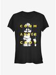 Star Wars The Clone Wars Commander Cody Text Girls T-Shirt, BLACK, hi-res