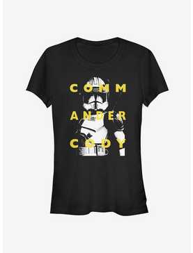 Star Wars The Clone Wars Commander Cody Text Girls T-Shirt, , hi-res