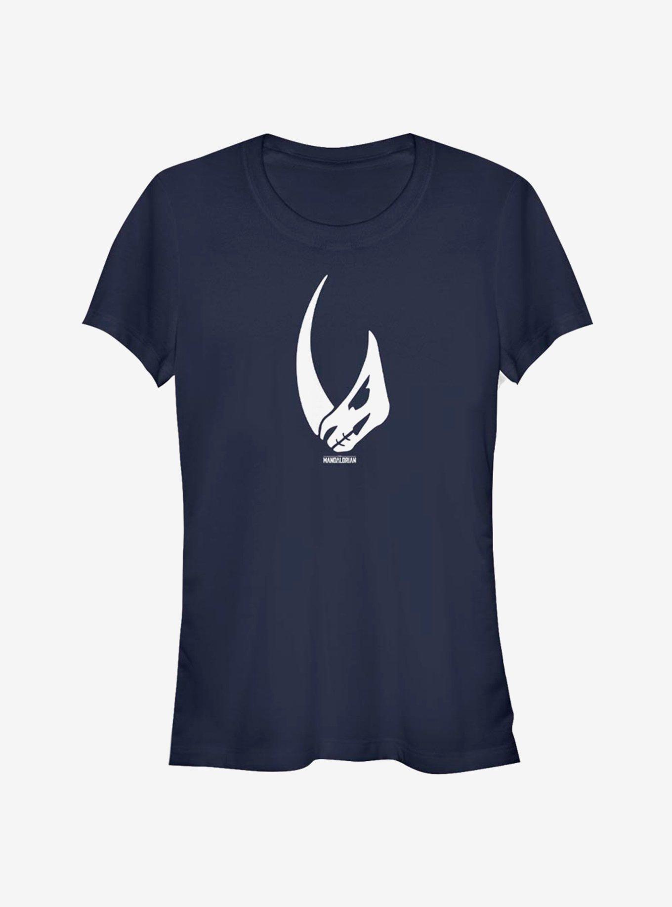 Star Wars The Mandalorian Mudhorn Signet Girls T-Shirt, NAVY, hi-res