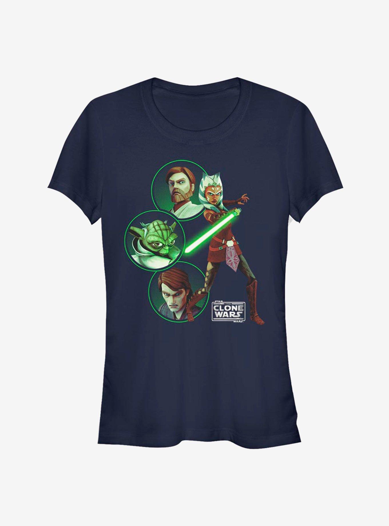 Star Wars The Clone Wars Light Side Group Girls T-Shirt, , hi-res