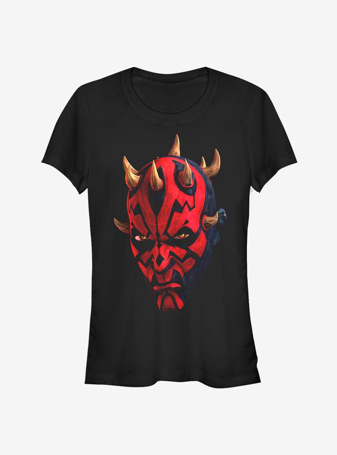 Star Wars The Clone Wars Maul Face Girls T-Shirt