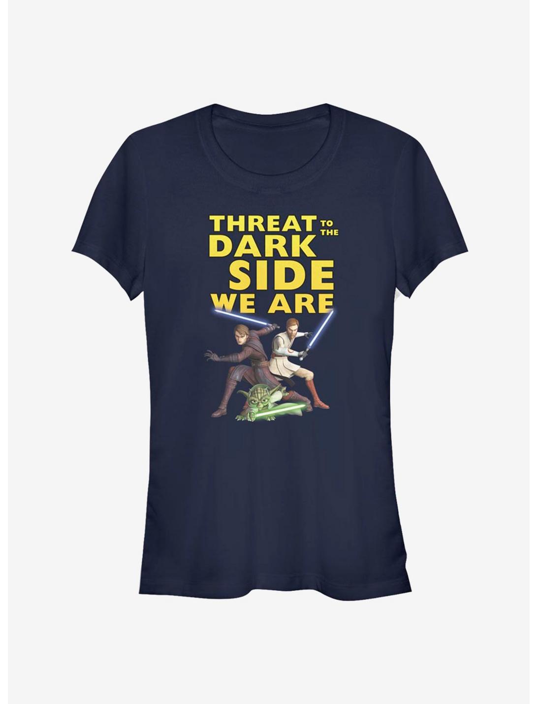 Star Wars The Clone Wars Threat We Are Girls T-Shirt, NAVY, hi-res