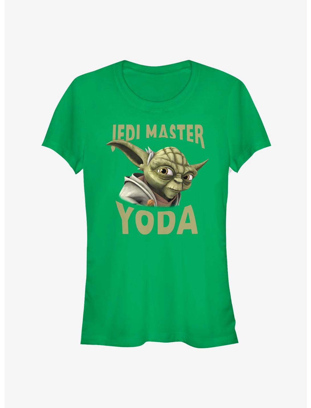 Star Wars The Clone Wars Yoda Face Girls T-Shirt, KELLY, hi-res