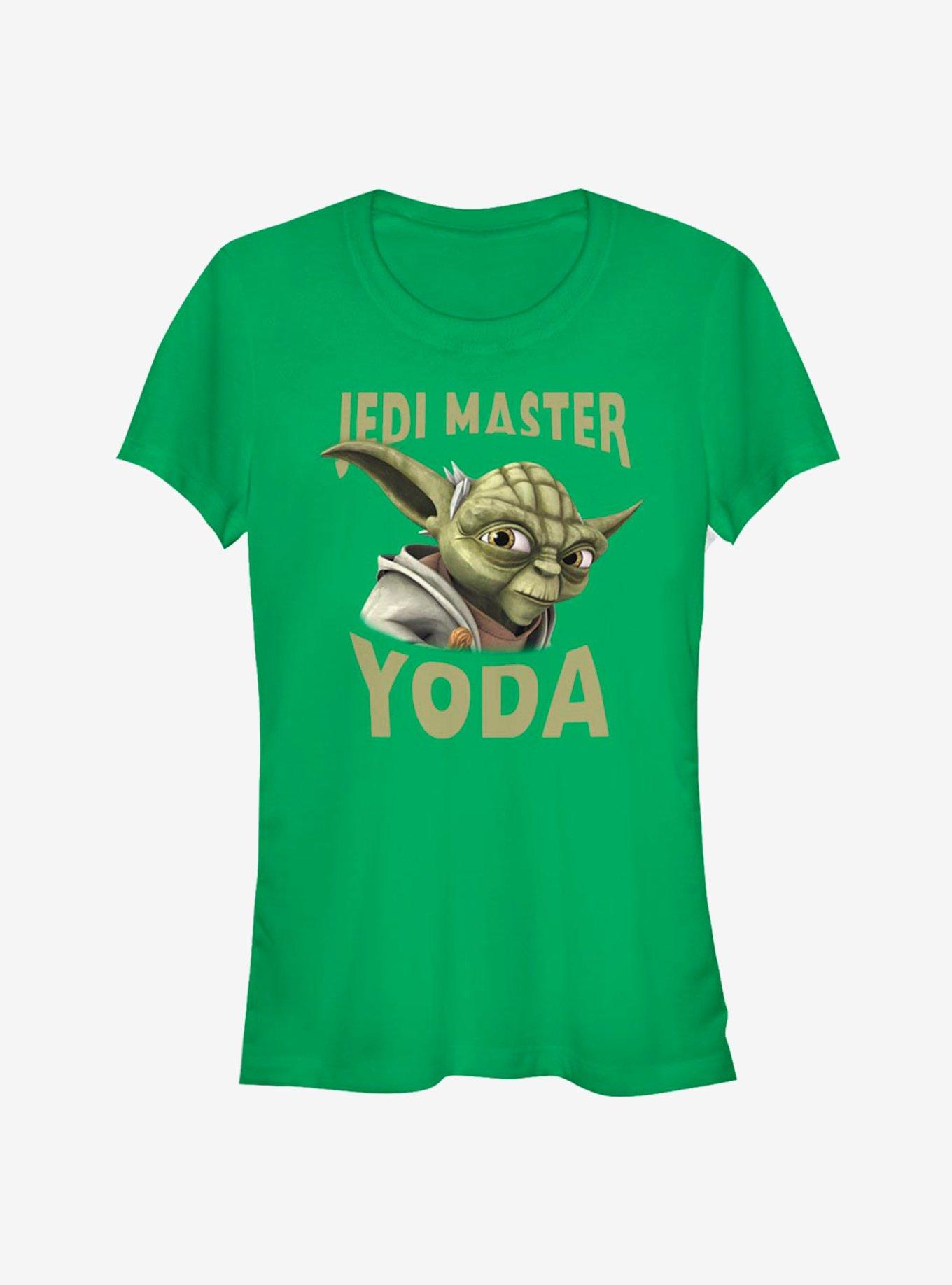 Star Wars The Clone Wars Yoda Face Girls T-Shirt, KELLY, hi-res