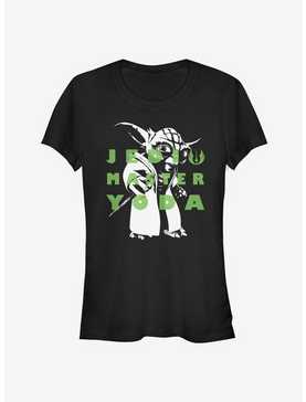 Star Wars The Clone Wars Yoda Text Girls T-Shirt, , hi-res