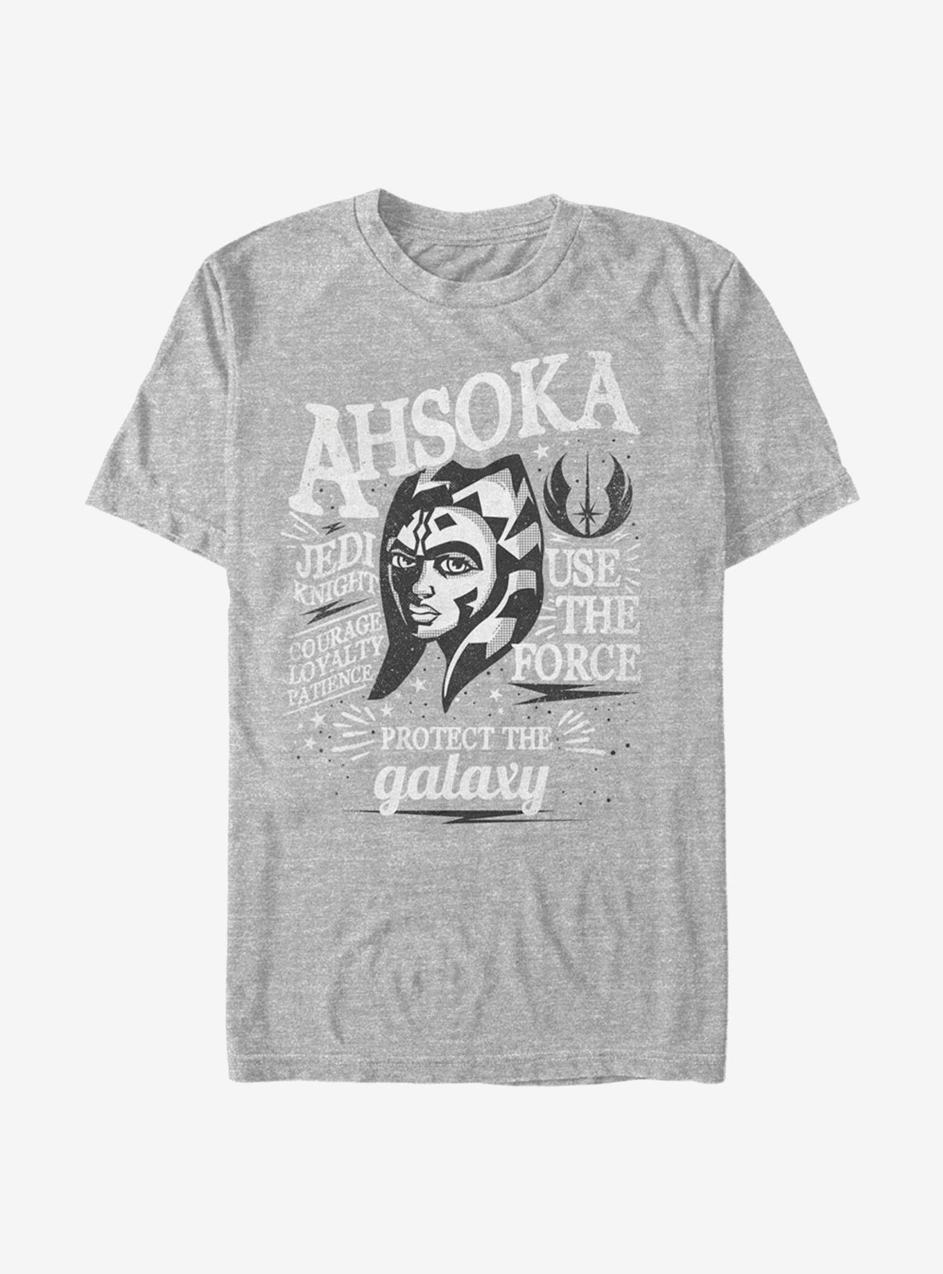 Star Wars The Clone Wars Ahsoka T-Shirt, ATH HTR, hi-res