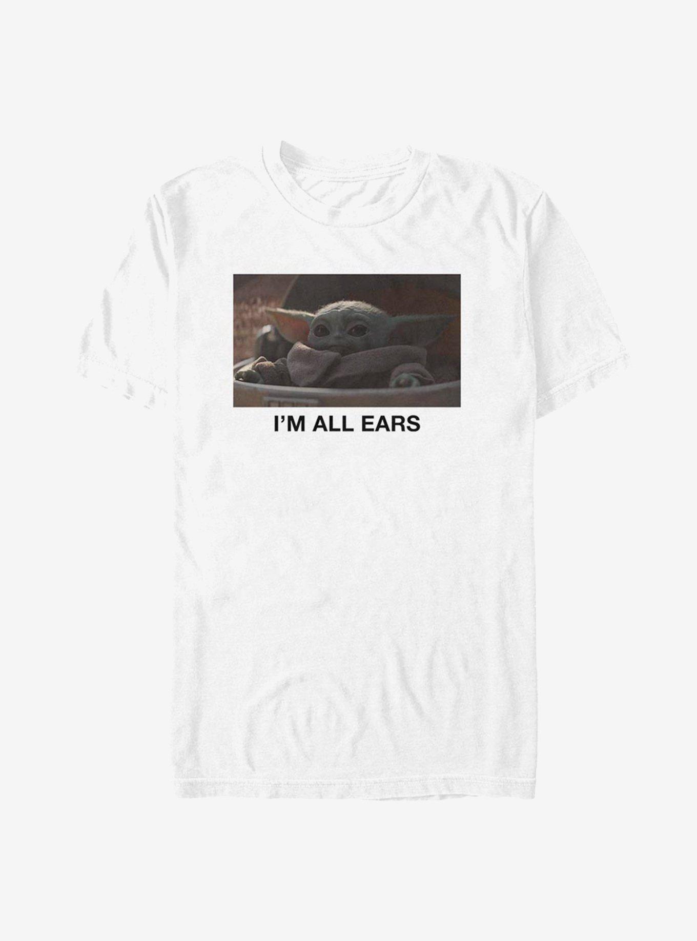 Star Wars The Mandalorian The Child Ears T-Shirt, WHITE, hi-res