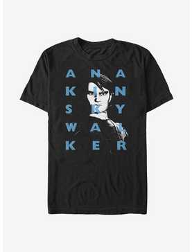 Star Wars The Clone Wars Anakin Text T-Shirt, , hi-res