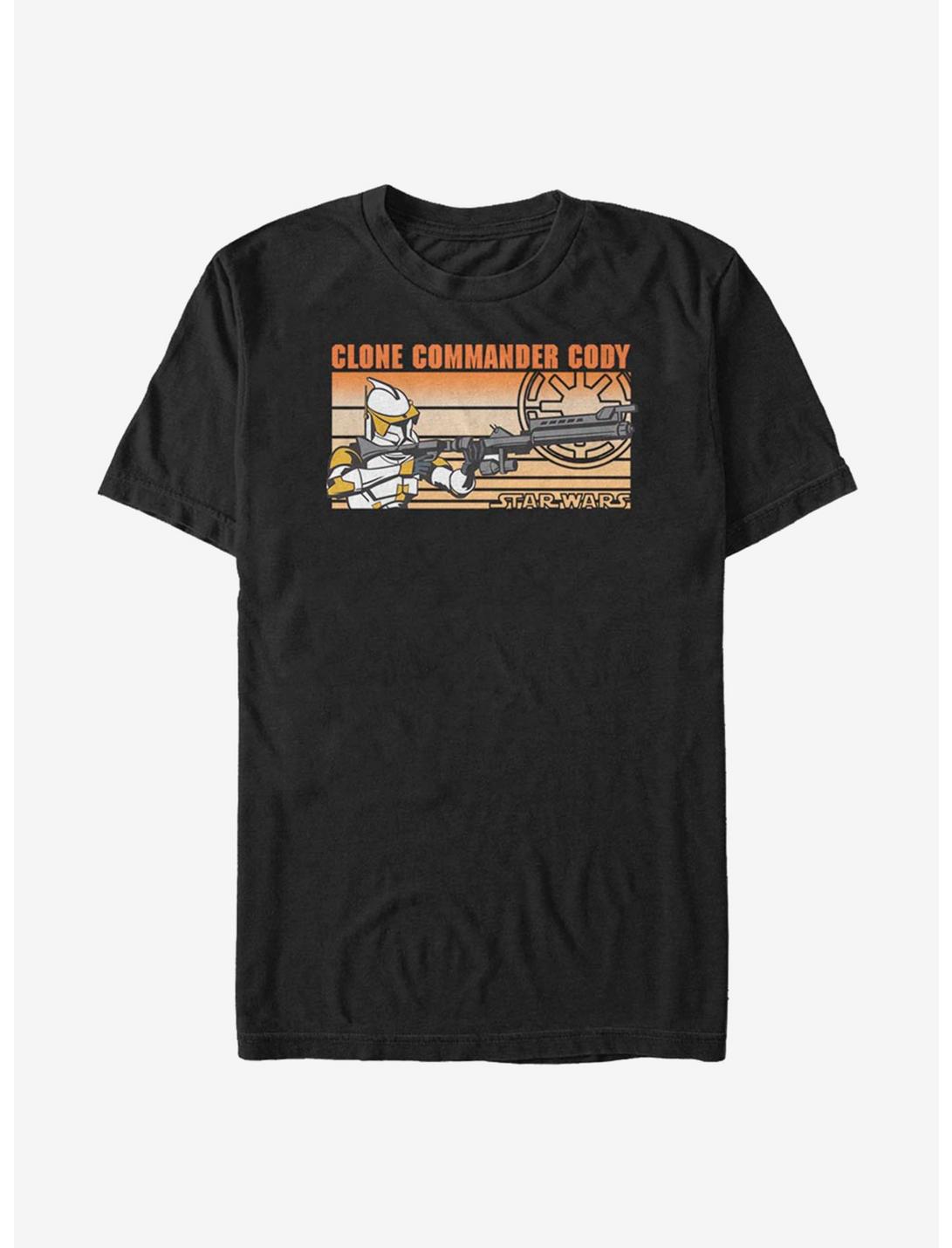 Star Wars The Clone Wars Clone Commander Cody T-Shirt, BLACK, hi-res