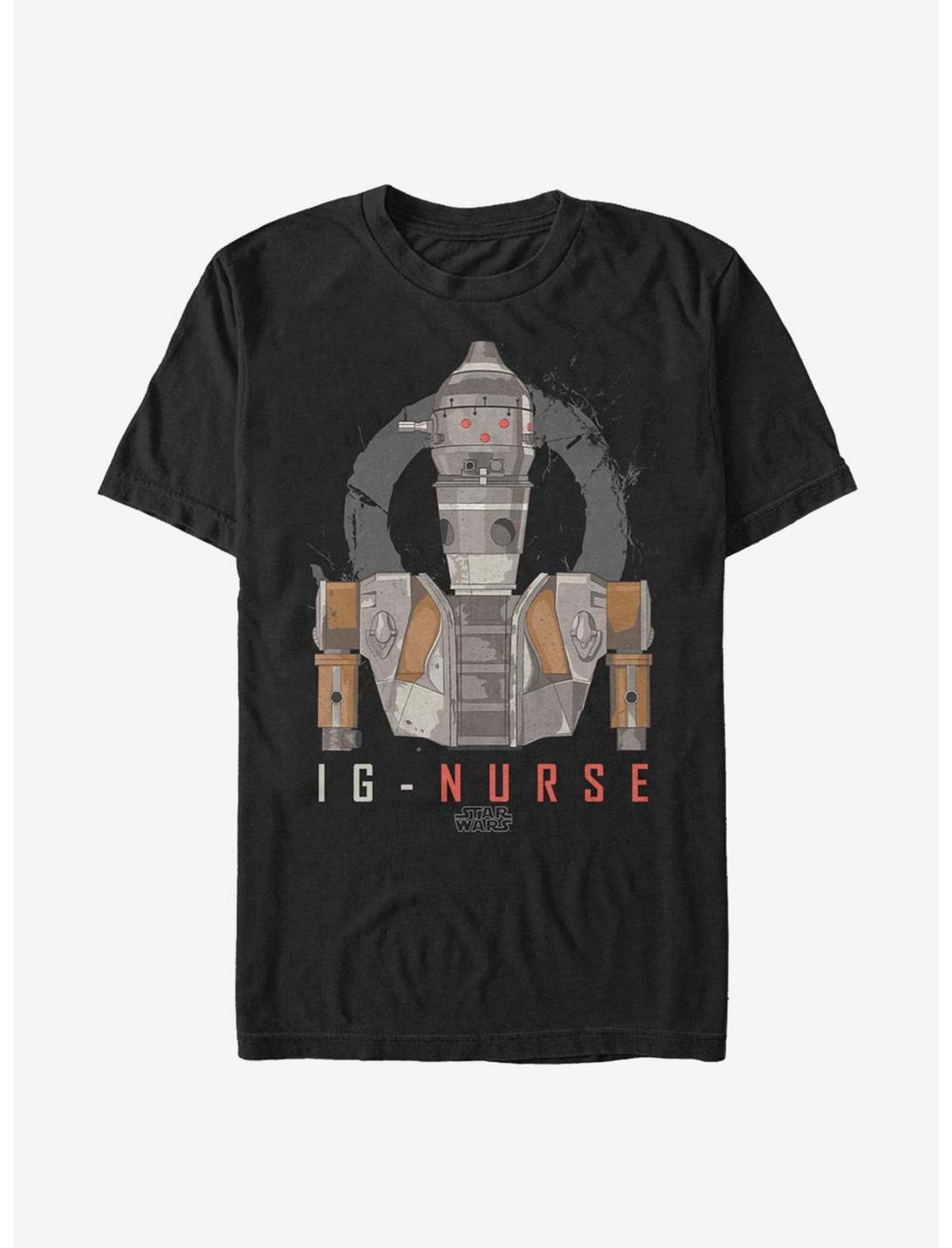 Star Wars The Mandalorian Ig Nurse T-Shirt, BLACK, hi-res