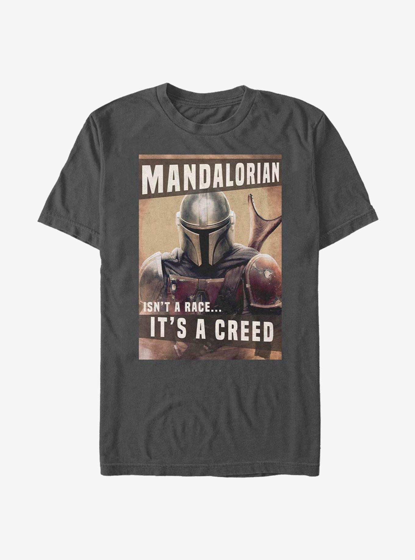 Star Wars The Mandalorian Mandalorian Creed T-Shirt, CHARCOAL, hi-res