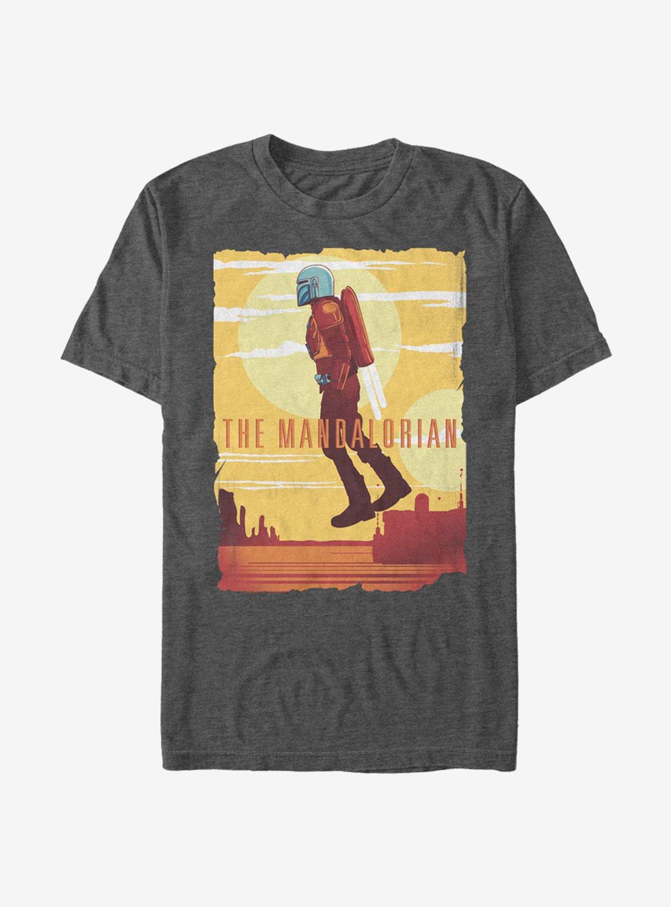 Star Wars The Mandalorian Mando Jetpack T-Shirt