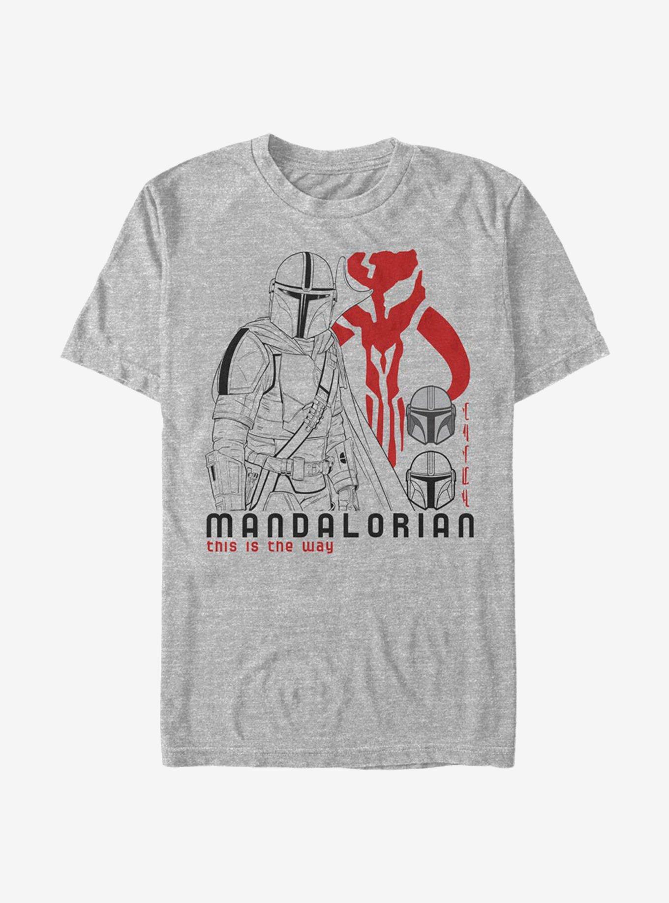 Star Wars The Mandalorian Mando Way T-Shirt, ATH HTR, hi-res