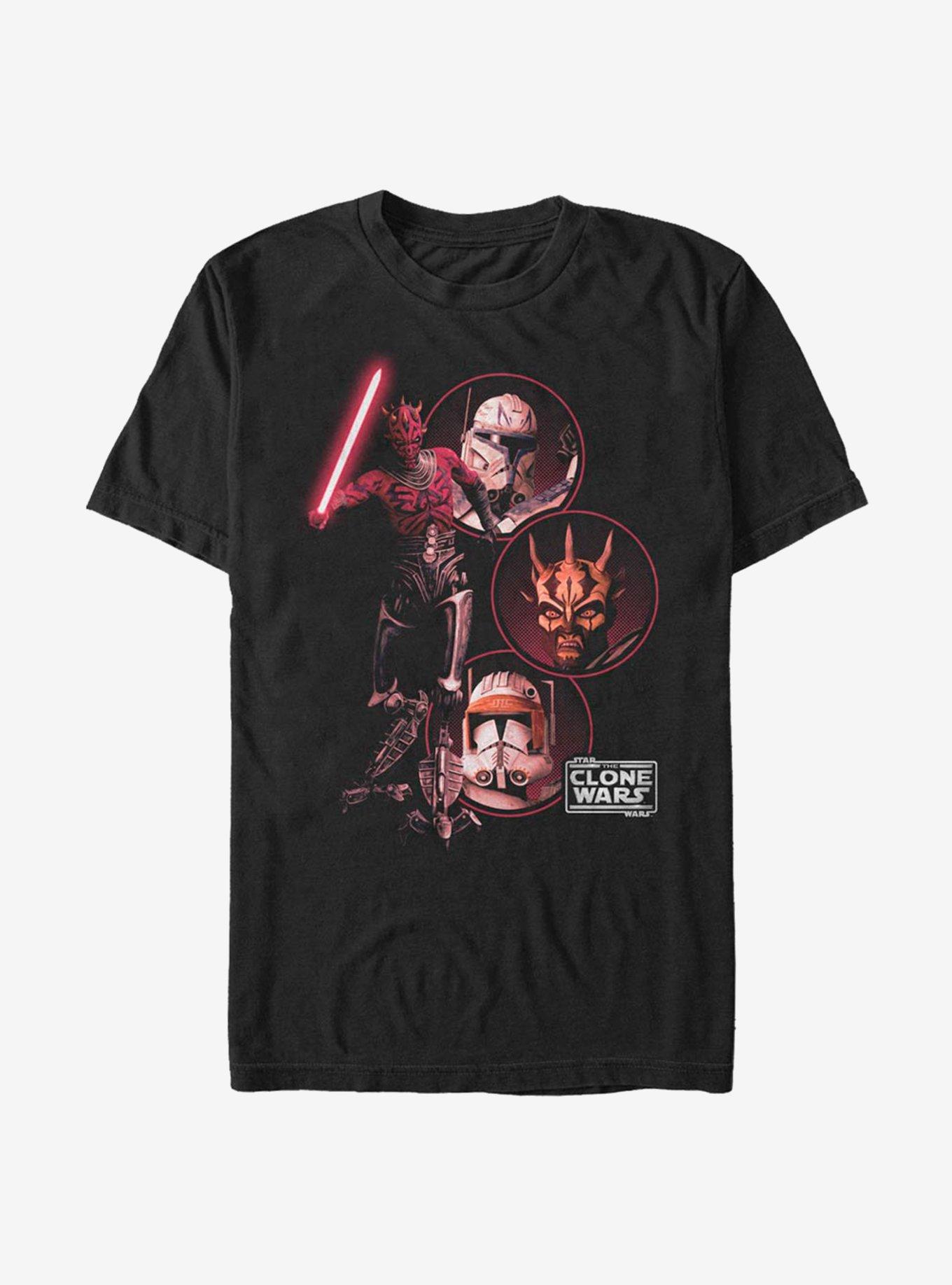 Star Wars The Clone Wars Darkside Group T-Shirt, , hi-res