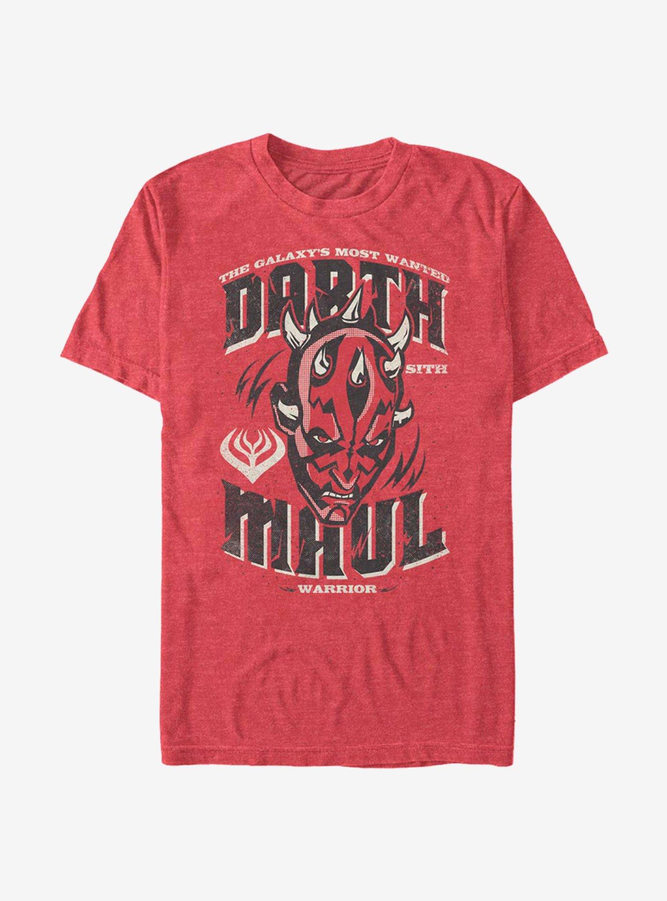 Star Wars The Clone Wars Darth Maul Red T-Shirt