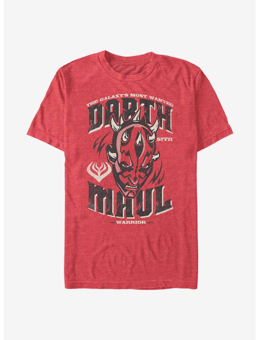 Star Wars The Clone Wars Darth Maul Red T-Shirt, RED HTR, hi-res