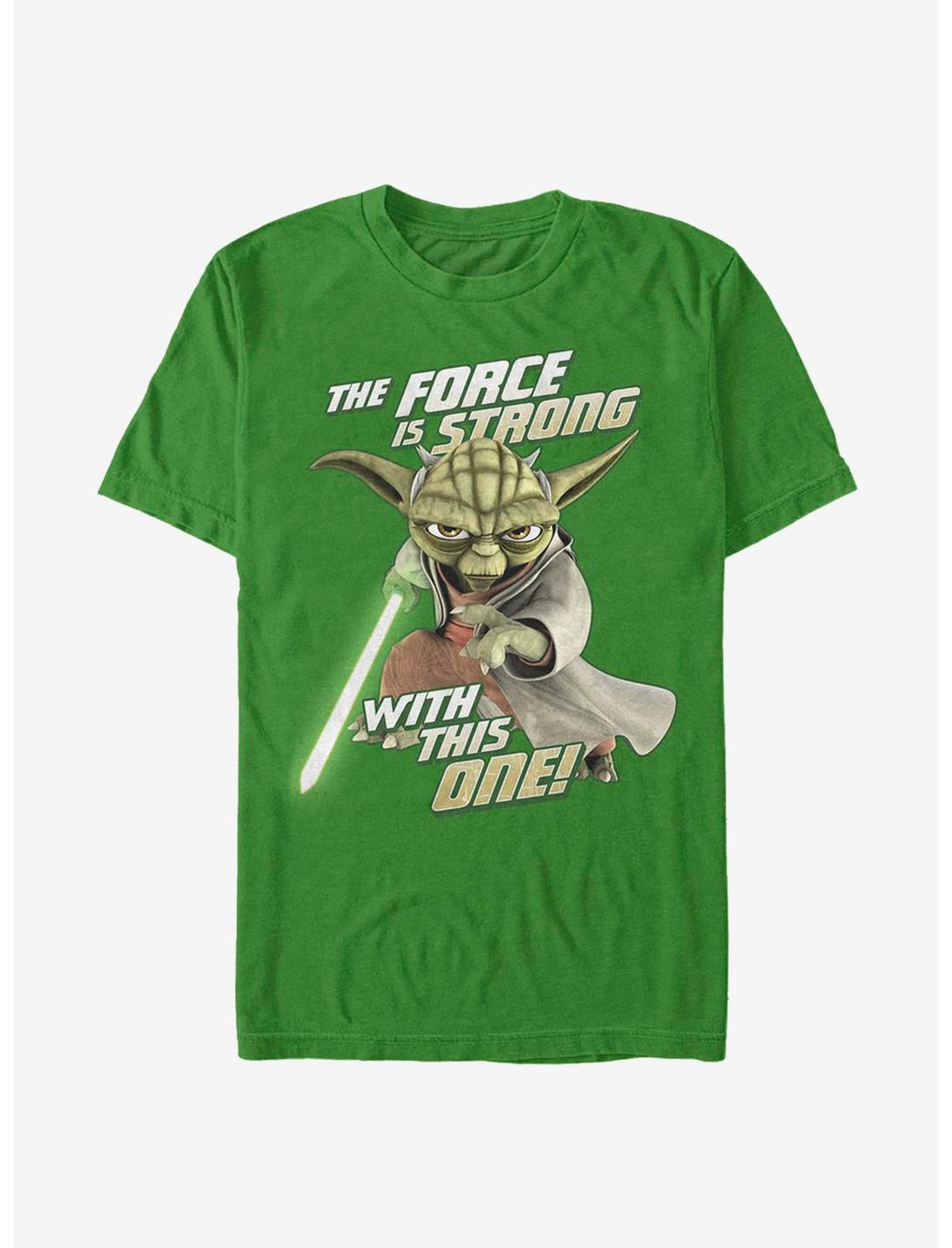 Star Wars The Clone Wars Jedi Strong T-Shirt, KELLY, hi-res