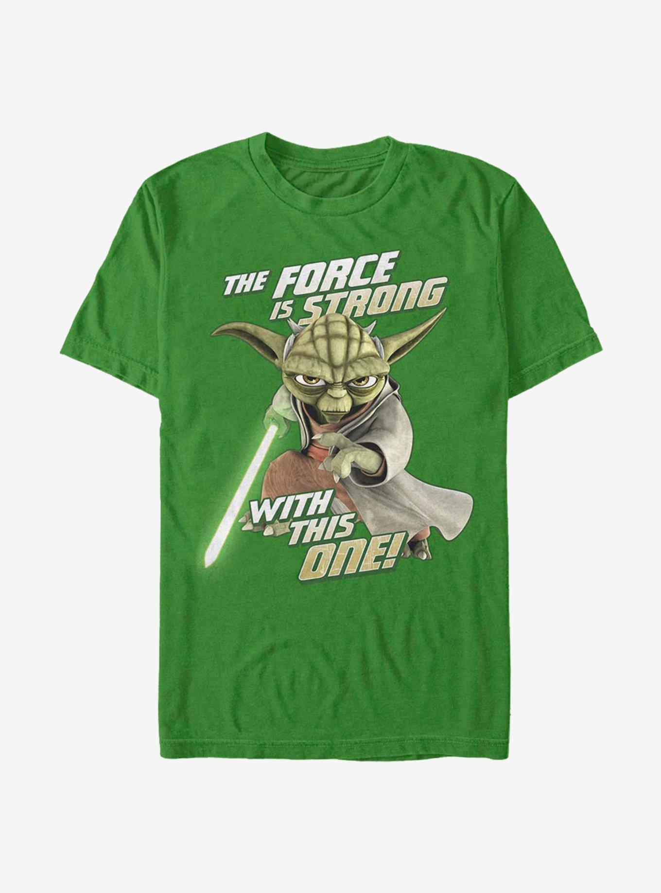 Star Wars The Clone Wars Jedi Strong T-Shirt, KELLY, hi-res