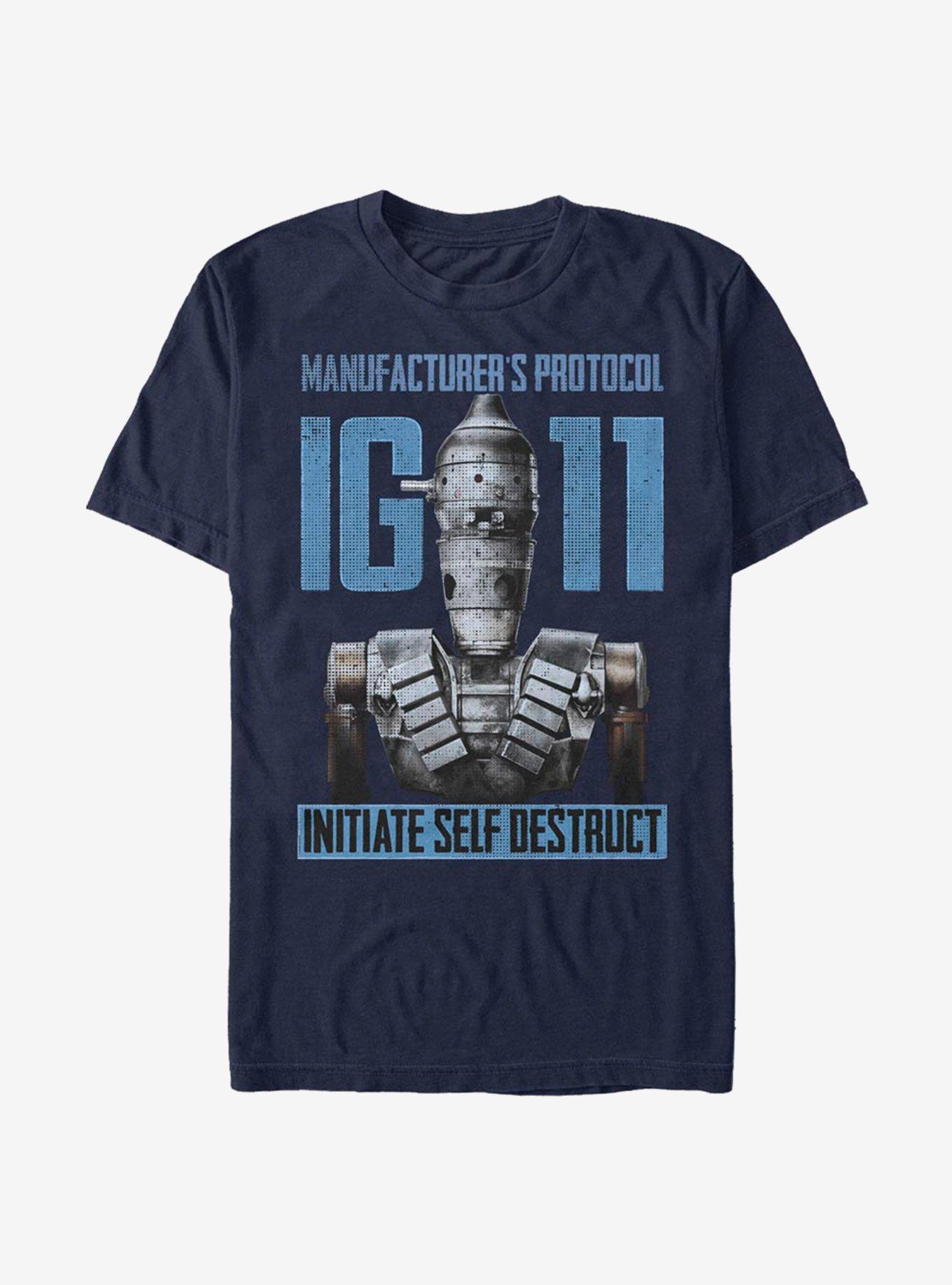Star Wars The Mandalorian Self Destruct T-Shirt, NAVY, hi-res