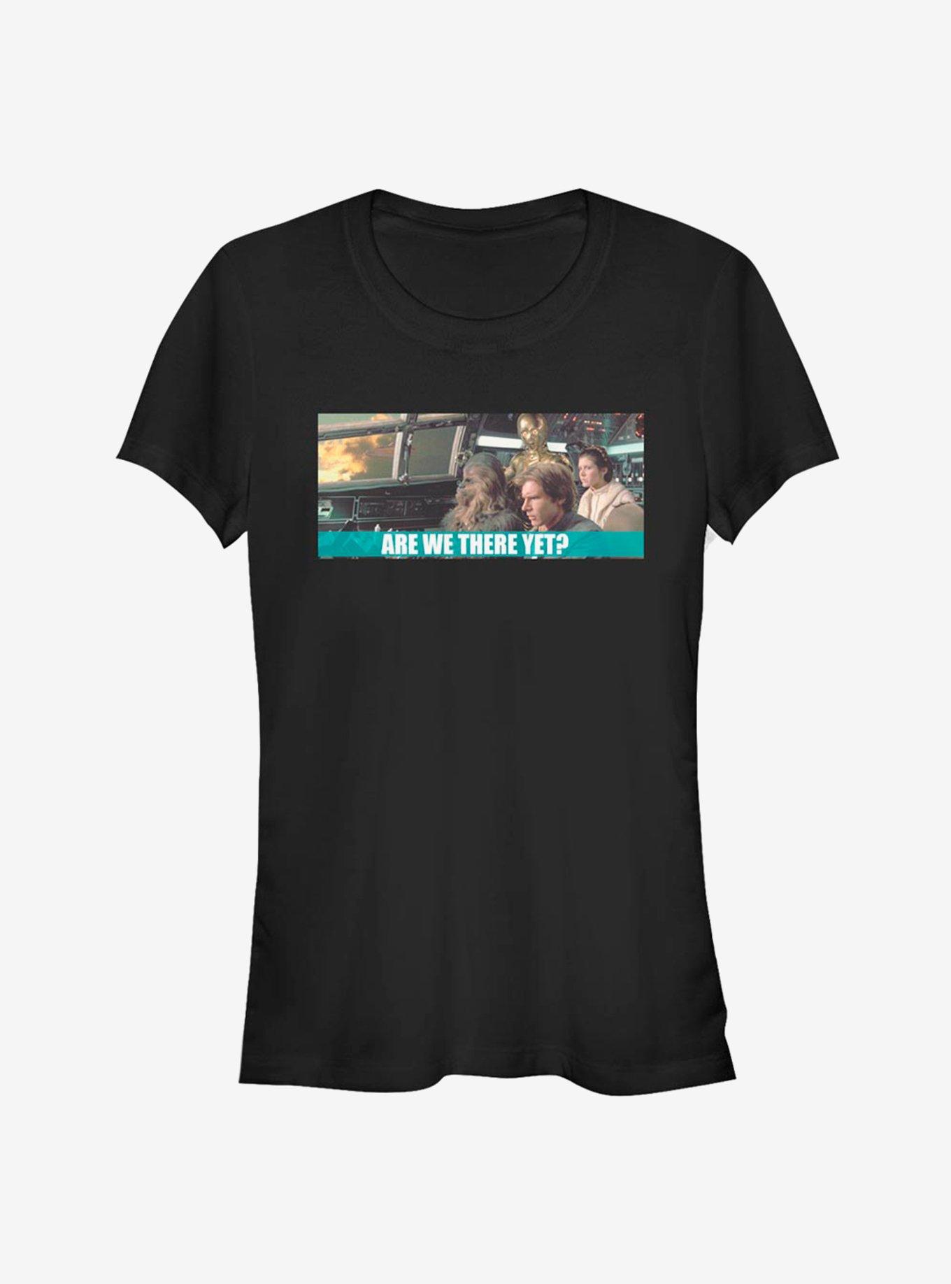 Star Wars Are We There Yet? Girls T-Shirt, BLACK, hi-res