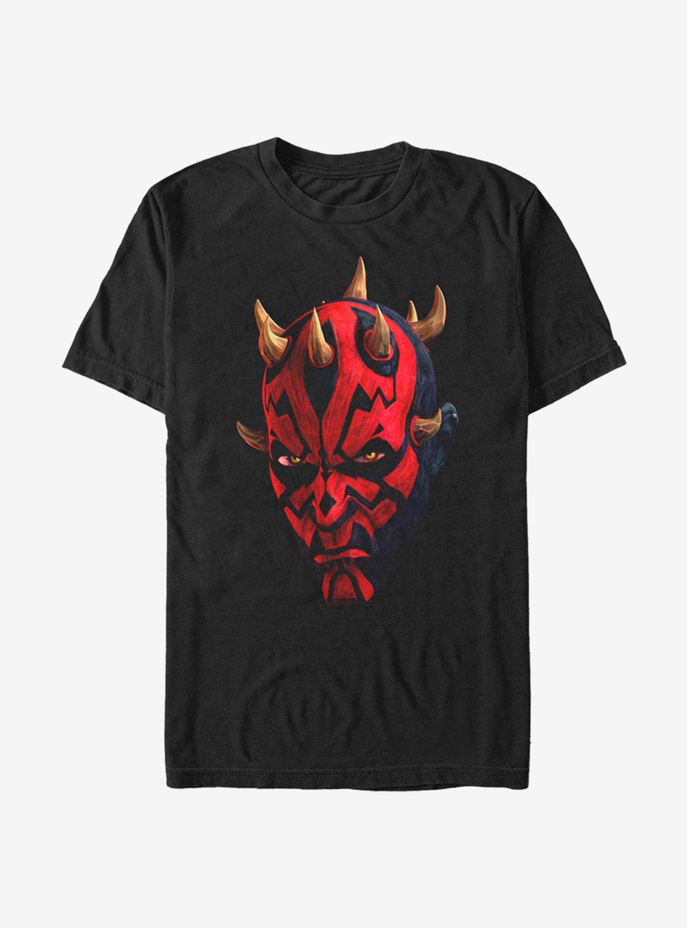 Star Wars The Clone Maul Face T-Shirt