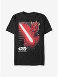 Star Wars The Clone Wars Maul Strikes T-Shirt, BLACK, hi-res