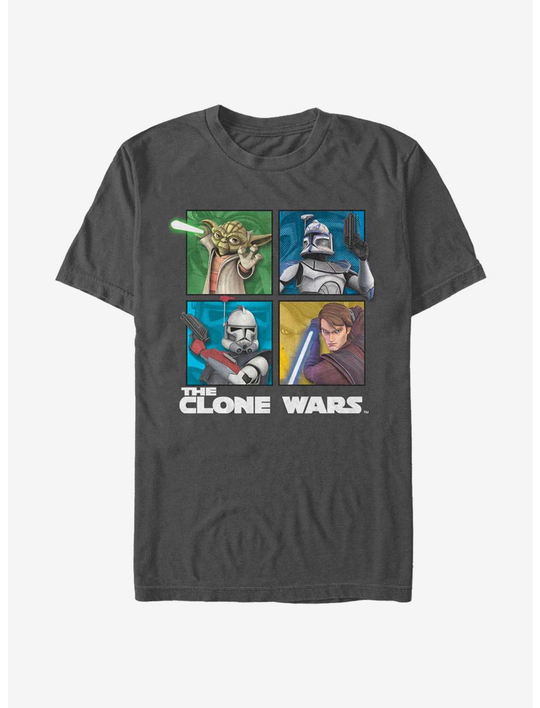 Star Wars The Clone Wars Panel Four T-Shirt, , hi-res