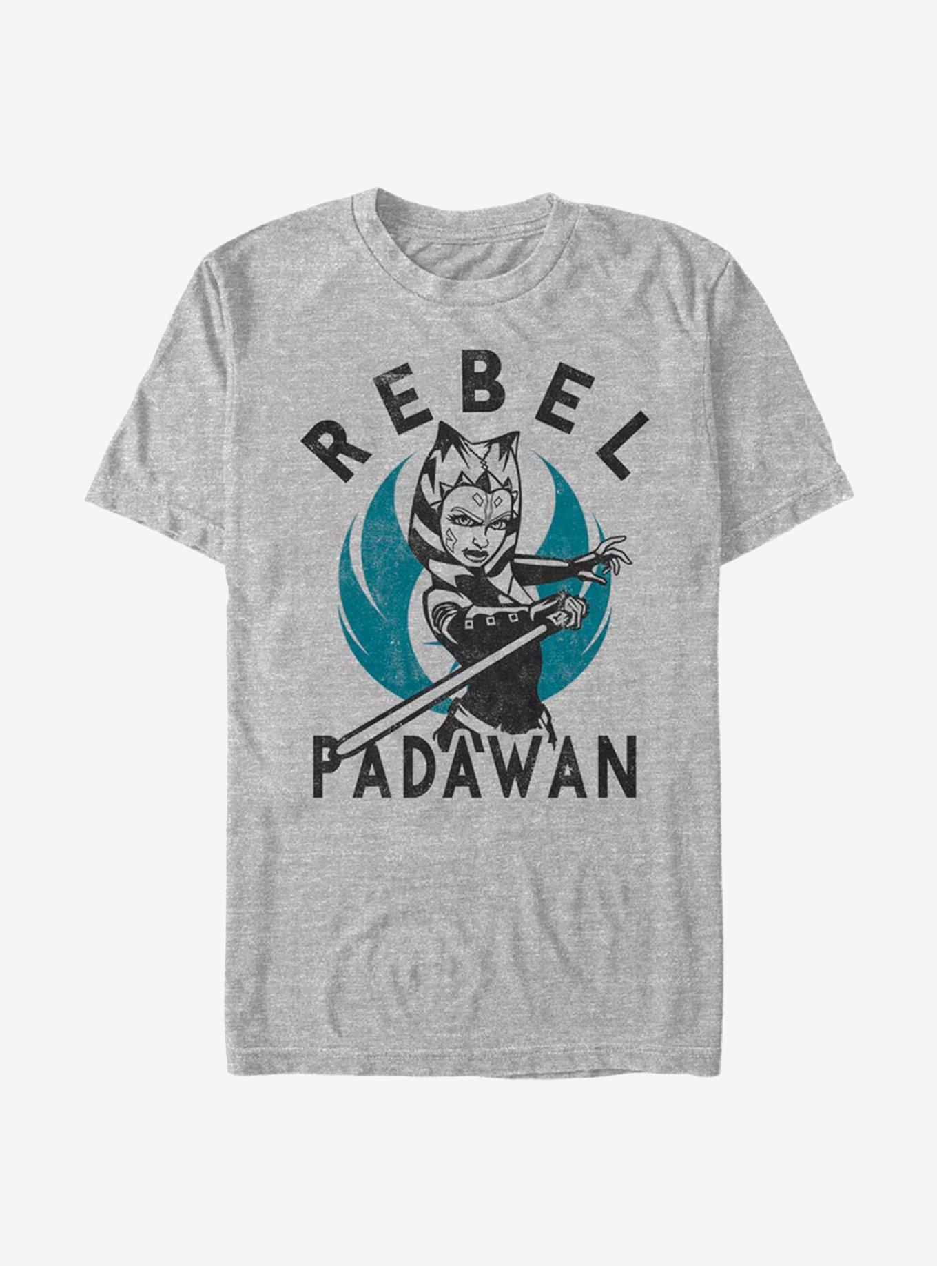 Star Wars The Clone Wars Rebel Padawan T-Shirt, ATH HTR, hi-res