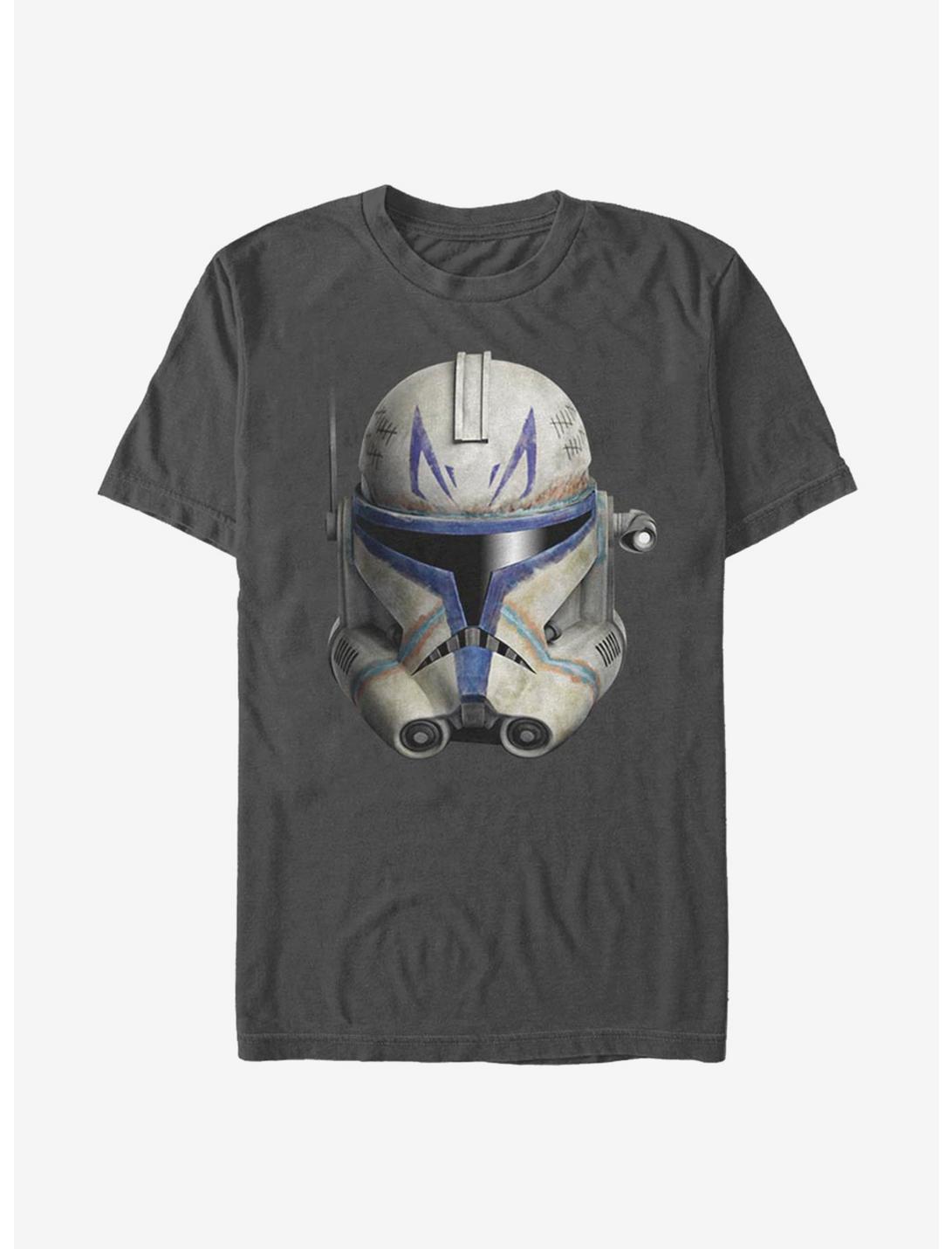 Star Wars The Clone Wars Rex Face T-Shirt, CHARCOAL, hi-res